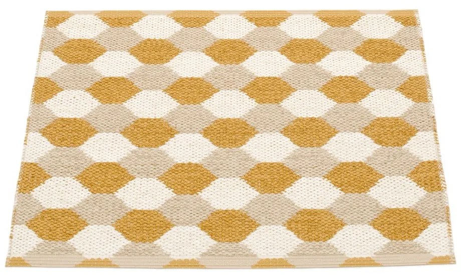 Dywan odpowiedni na zewnątrz w kolorze ochry 60x70 cm Dana Ochre – Pappelina