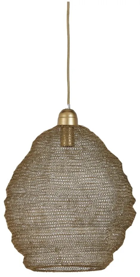 Lampa wisząca w kolorze brązu z metalowym kloszem ø 38 cm Nina – Light &amp; Living