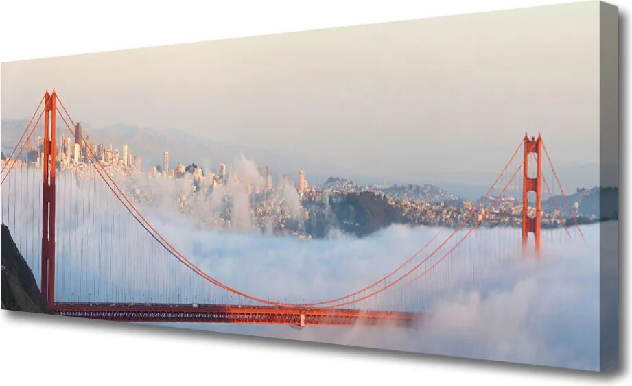 Zdjęcie na płótnie Most nad Oceanem Chmur