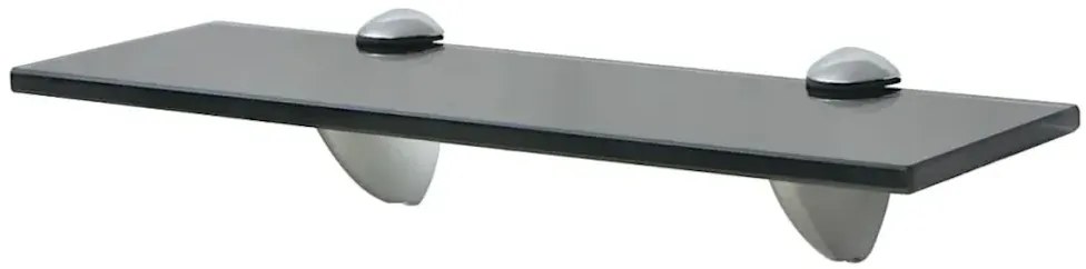 Czarna solidna półka szklana 30x10 - Imker