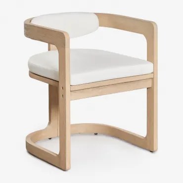 Zestaw 2 Krzeseł Jadalnianych Z Drewna Eukaliptusowego Selira Jasny Eukaliptusowy Brąz - Sklum