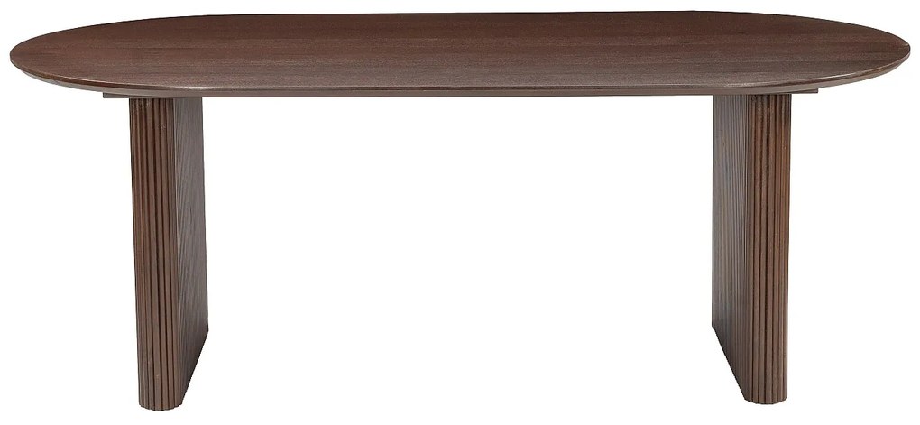 Stół do jadalni dla 8 osób z drewna mangowca - Naturalny - NEVILI