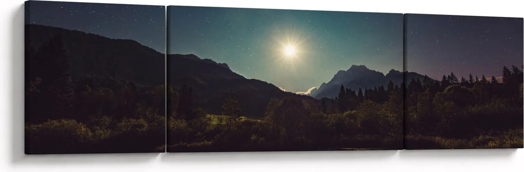 Obraz - nocne niebo (170x50 cm)
