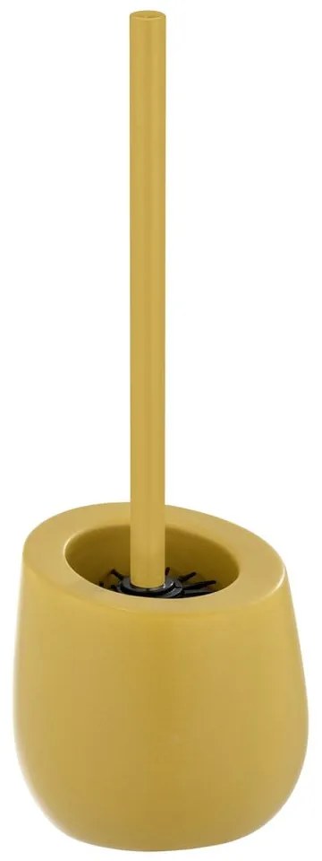 Żółta ceramiczna szczotka do WC Badi – Wenko