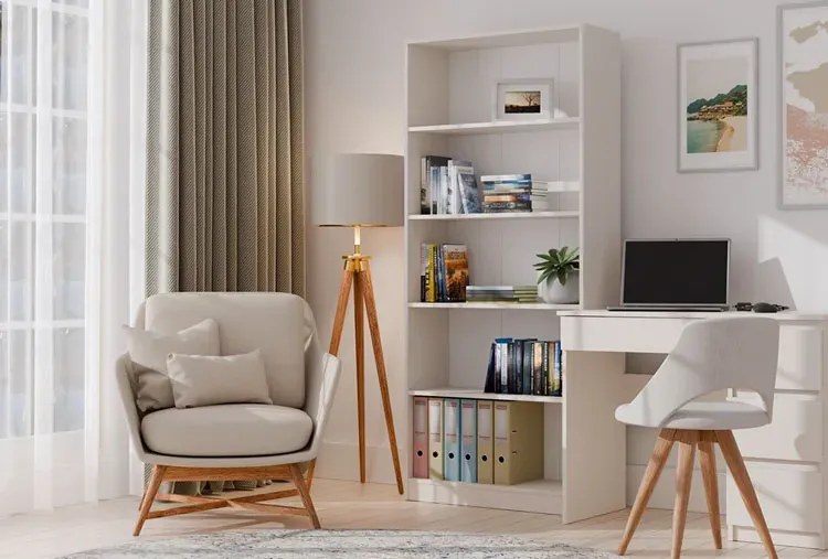 Kaszmirowy regał nowoczesny 80 cm F3-R29