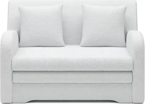 Rozkładana 2-osobowa sofa ARIO ROYAL, biała