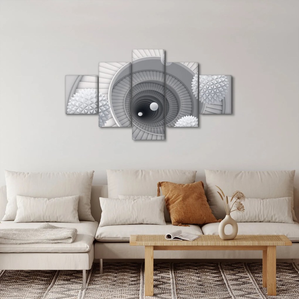 Obraz abstrakcji 3D (125x70 cm)