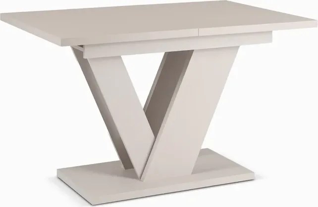 Stół Prostokątny Rozkładany CLARK 120-160 cm Kaszmir Japandi