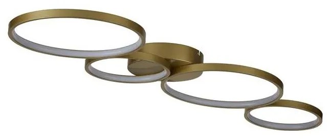 Searchlight 25772-4GO - Ściemnialna oprawa sufitowa LED CIRQUE LED/37W/230V 3000K 33x97 cm