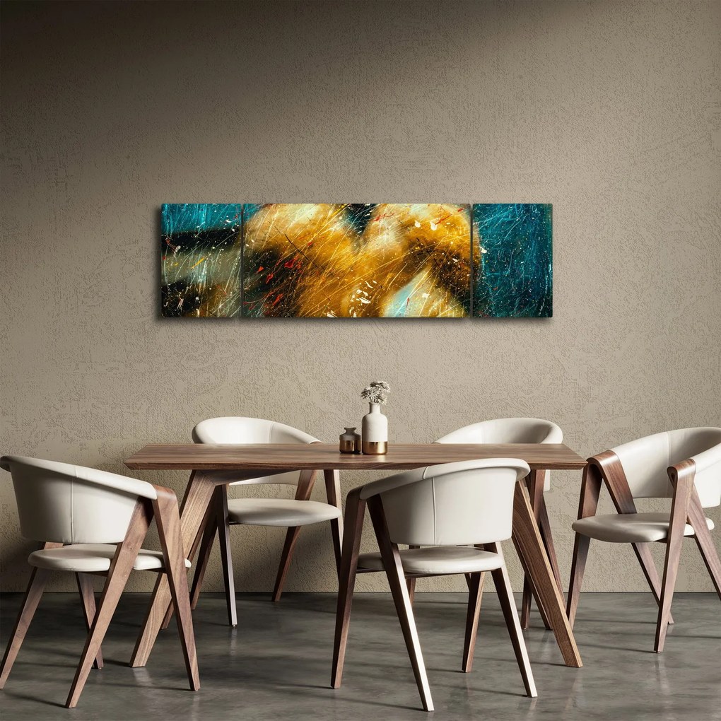 Obraz - Całujące się anioły (170x50 cm)