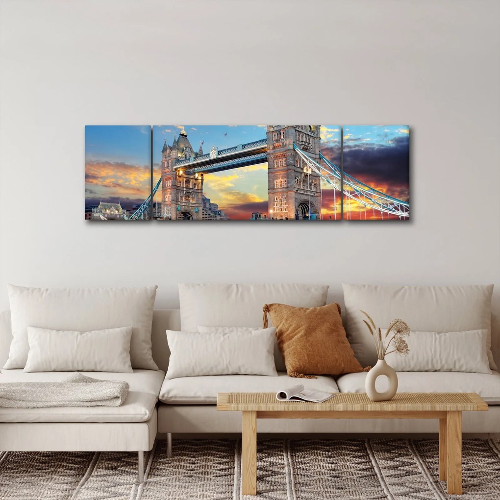 Obraz - Tower Bridge, Londyn, Anglia (170x50 cm)