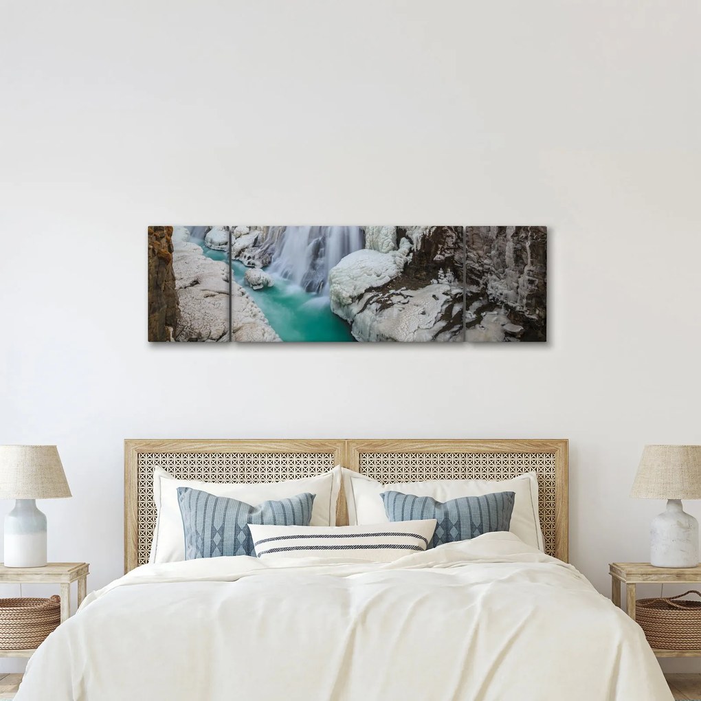 Obraz - Islandzka przyroda (170x50 cm)