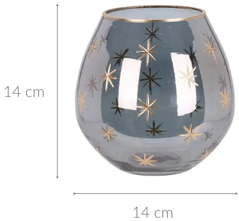 Świecznik na tealighta w formie szklanki, Ø 10 cm