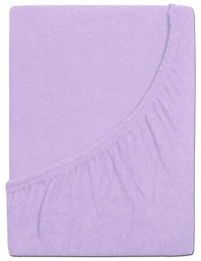 4Home prześcieradło frotte Ideal fioletowy, 160 x 200 cm, 160 x 200 cm