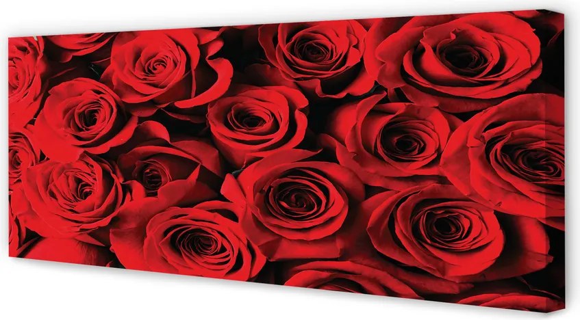 Obraz na płótnie Bukiet Świeżych Róż