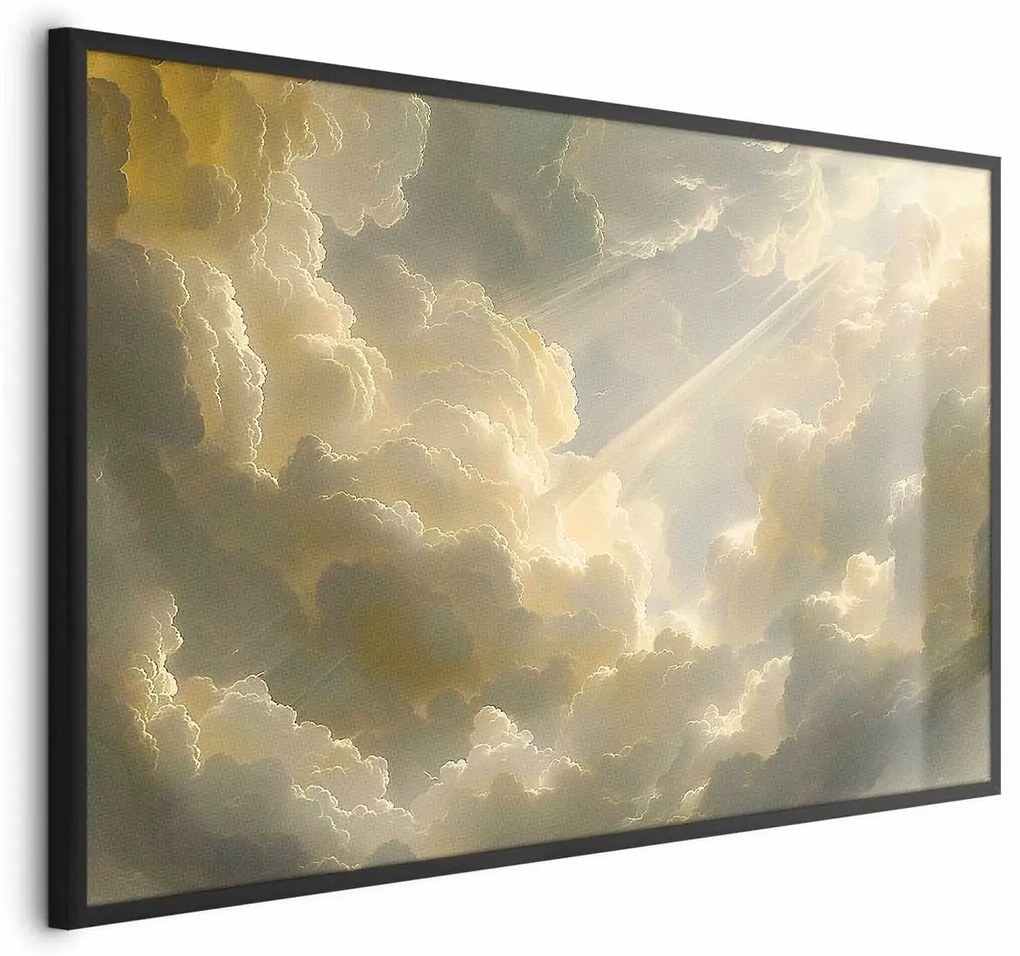 Plakat Zachwycająca gra kolorów 42x29,7 cm z ramą czarną bez marginesu ARTGEIST B