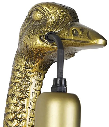 Lampa ścienna w stylu vintage mosiądz - Animal Camel Bird Rustykalny / Vintage Oswietlenie wewnetrzne
