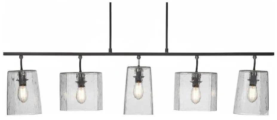 Żyrandol LED na linkach 5xE14/4,9W/230V 2700K