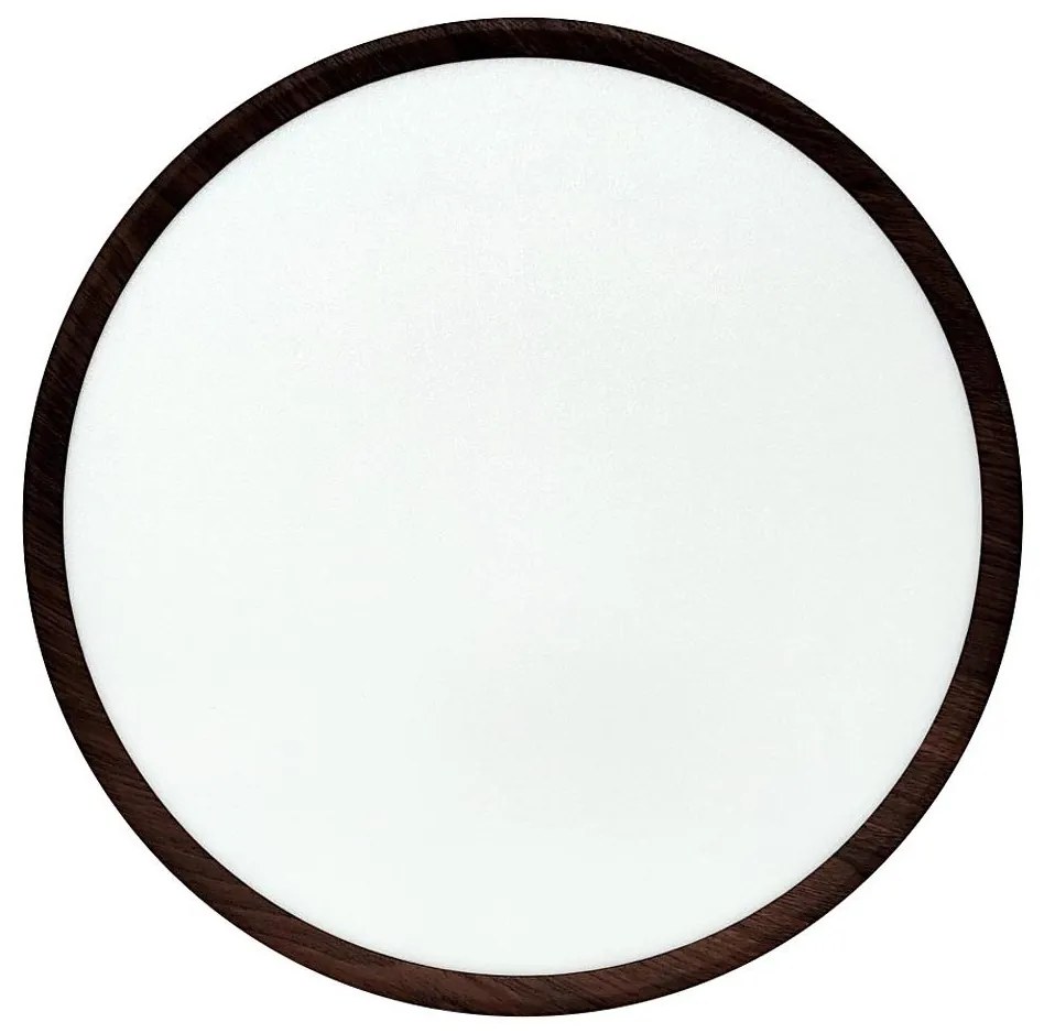 Oprawa sufitowa LED 32W 230V — barwa światła 3000/4000/6500 K, średnica 40 cm, brązowa