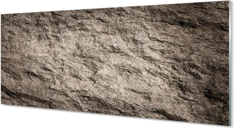 Szkło do Kuchni na Ścianę Abstrakcyjna Struktura Kamienia