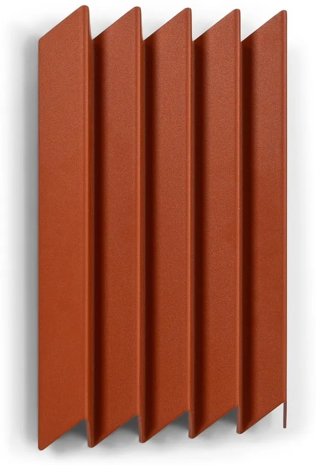 Metalowy wieszak ścienny w kolorze terakoty 21 cm Sensu – Spinder Design