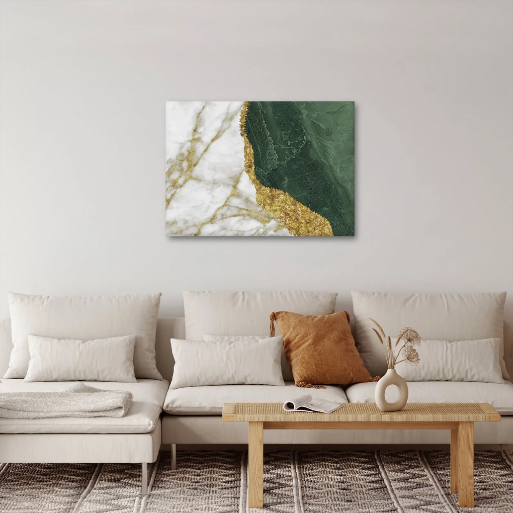Obraz - Zielony marmur N⁰3 (70x50 cm)