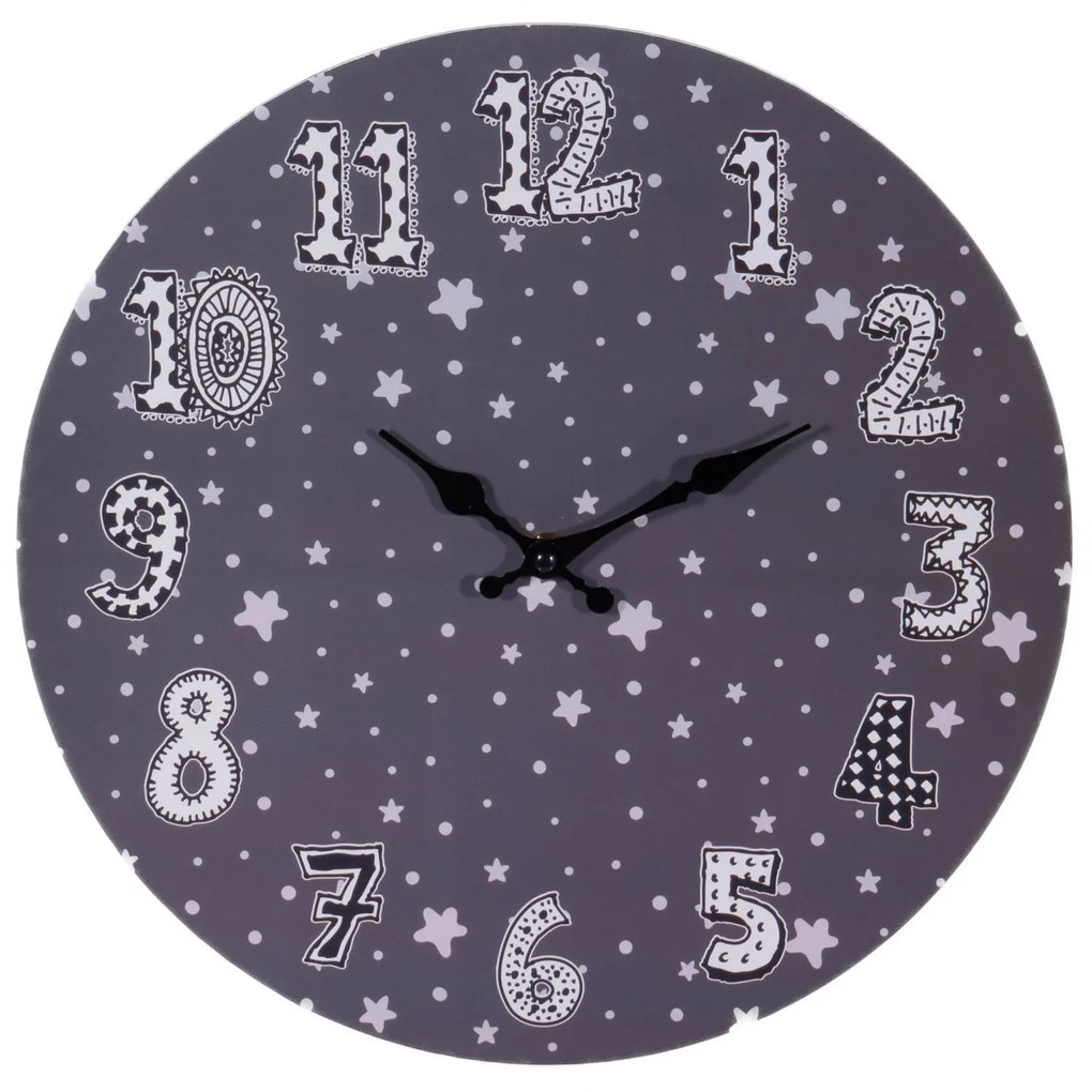 Zegar ścienny dla dzieci, Ø 33 cm