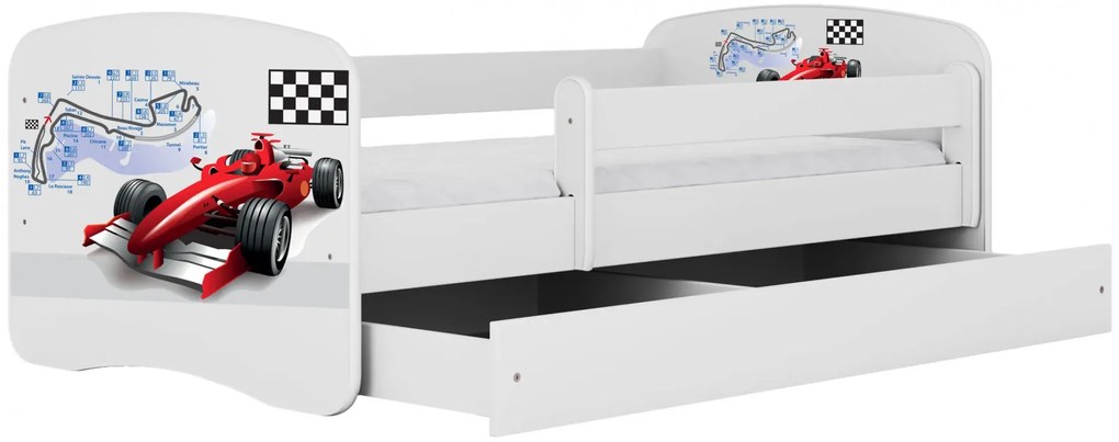 Łóżko dla chłopca z szufladą mix 80x180 E1-B97