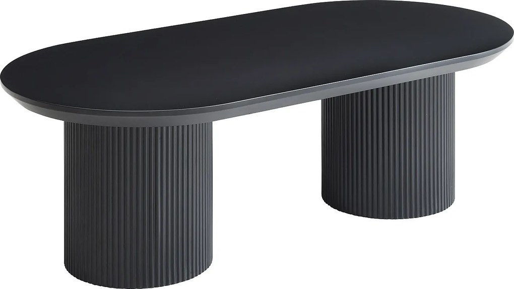 Stolik kawowy z MDF - Czarny - LORIMILA