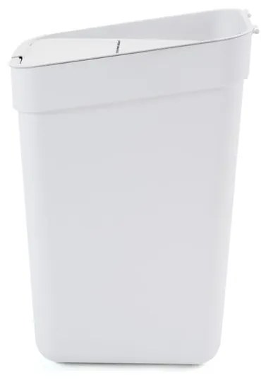 Biały kosz na śmieci do segregacji odpadów z plastiku z recyklingu 30 l Ready To Collect – Curver