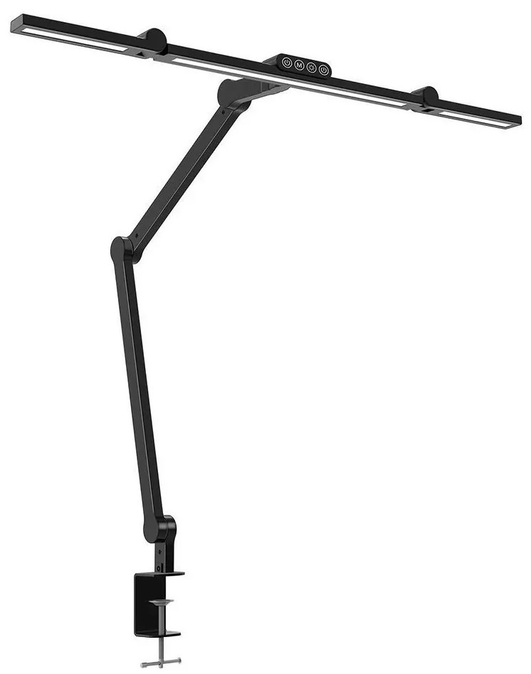 LED dotyková stolní lampa 24W 230V 3000-6500K CRI 92 černá