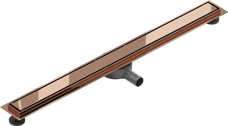 Mexen Flat 360° M13 odpływ liniowy obrotowy 2w1 100 cm, różowe złoto - 1610100-40
