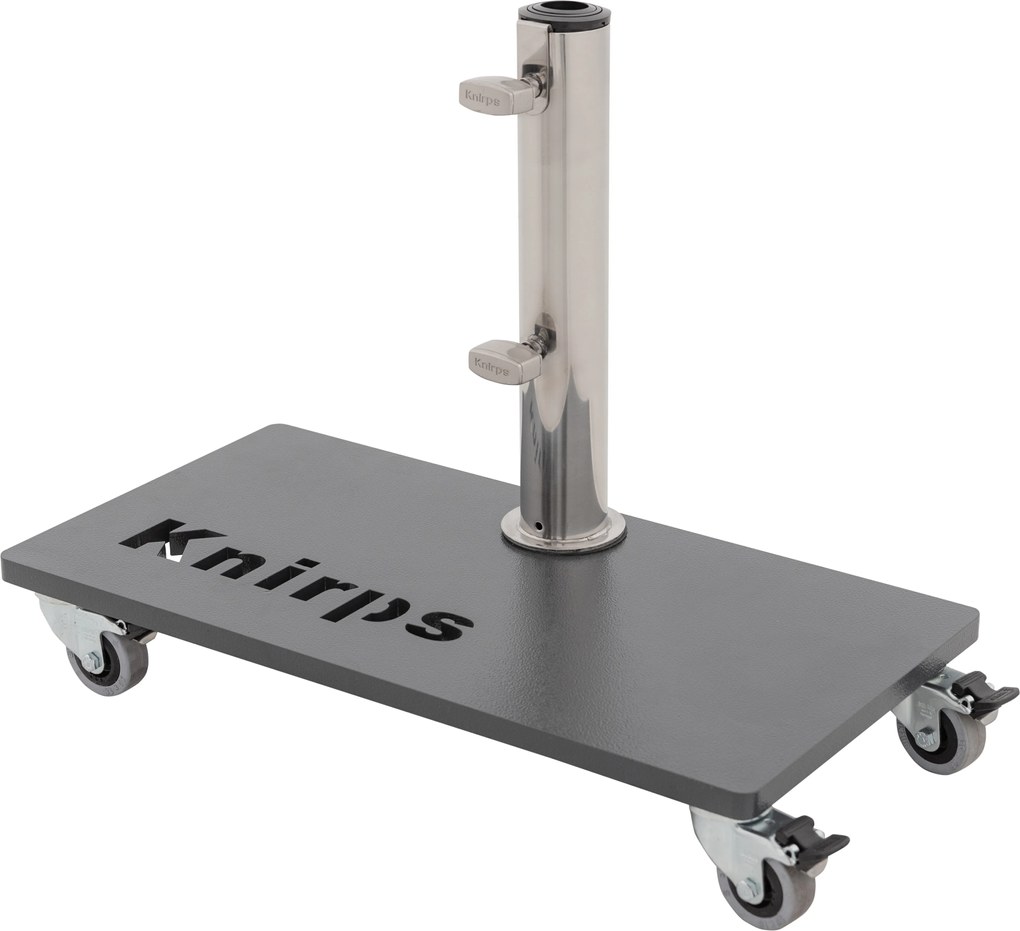 KNIRPS 25 kg - mobilna stalowa podstawa do parasola z kółkami
