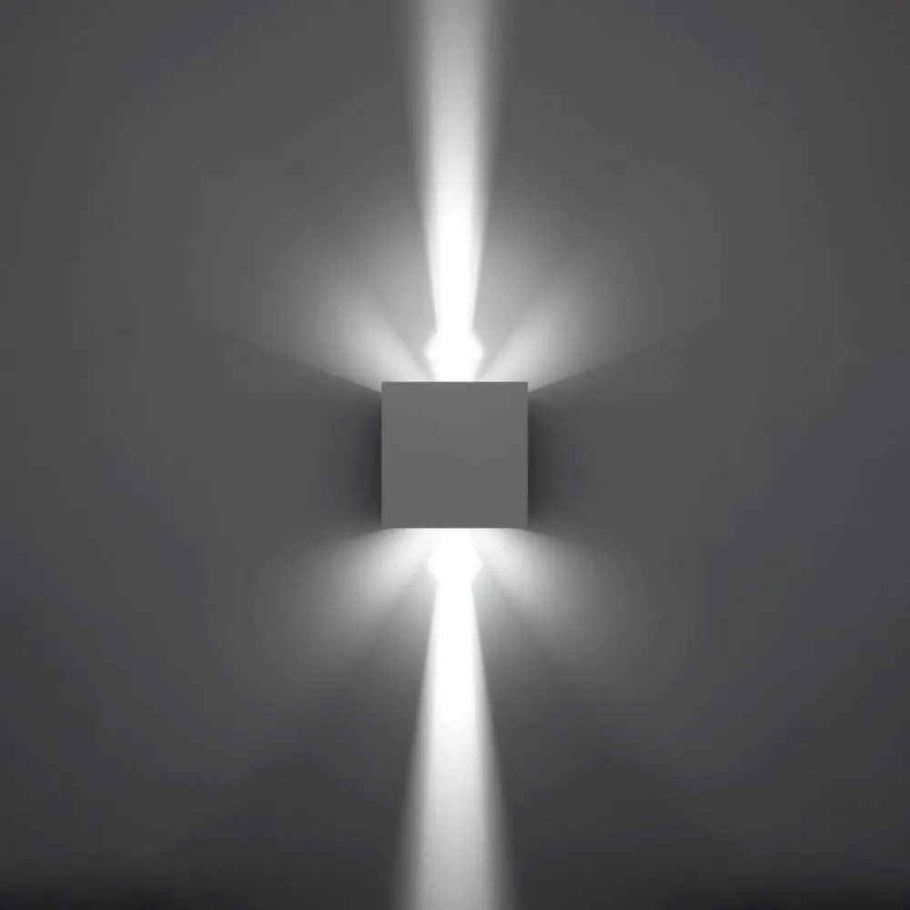 Biały kinkiet LED Pinio – Nice Lamps