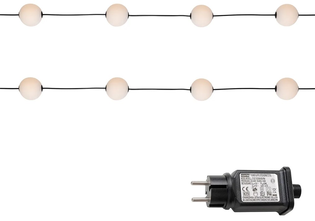 Nowoczesna girlanda ogrodowa 8M z 14 diodami LED - Malai