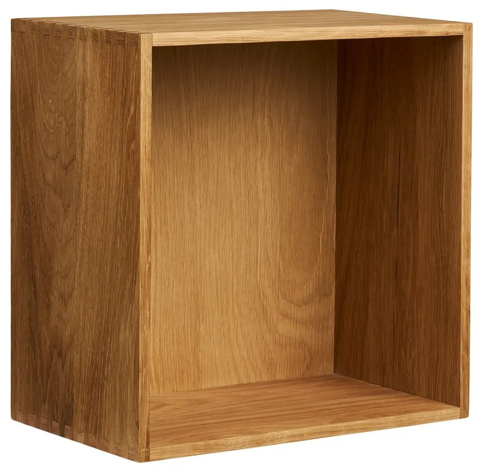 Wielopoziomowa półka z litego drewna dębowego w naturalnym kolorze 18 cm Townsville – House Nordic