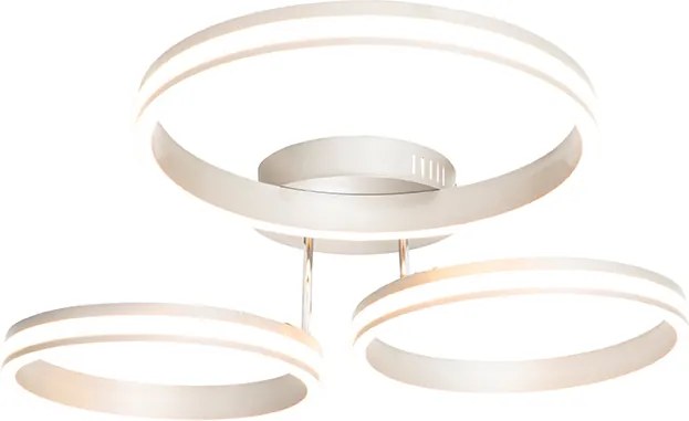 Lampa sufitowa stalowa z LED 3-stopniowy ściemniacz 3-światła - Navara