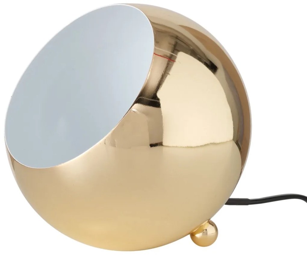 Lampa stołowa Missy, Ø 15 cm, złota