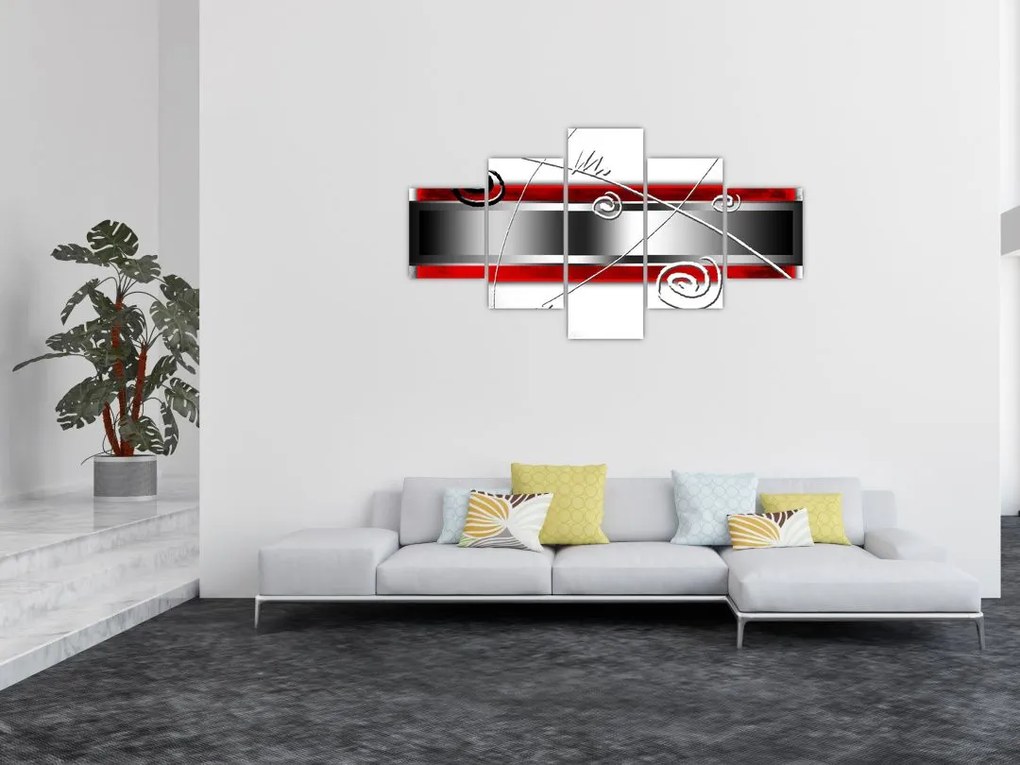 Abstrakcyjny obraz (125x70 cm)