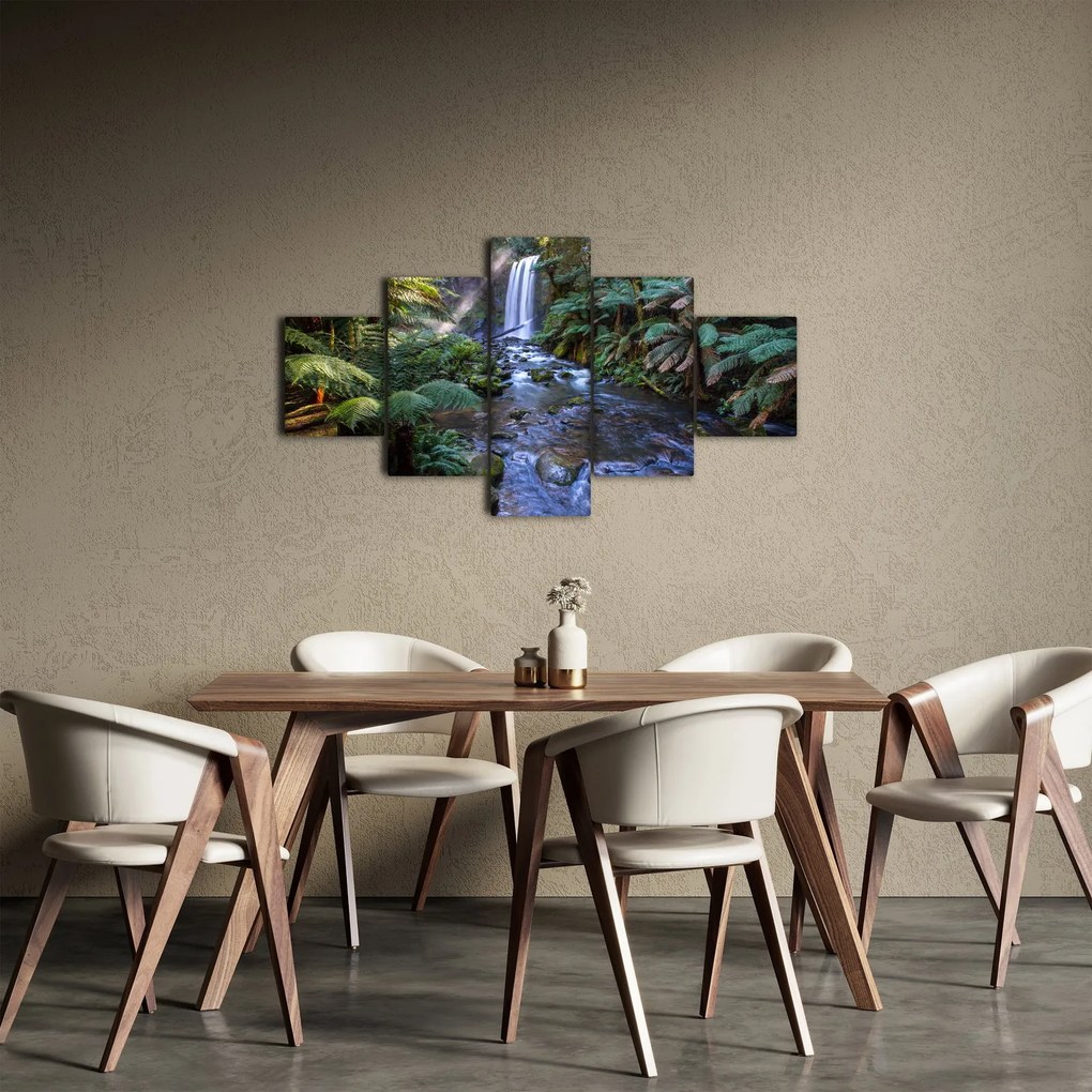 Obraz australijskiego lasu deszczowego (125x70 cm)