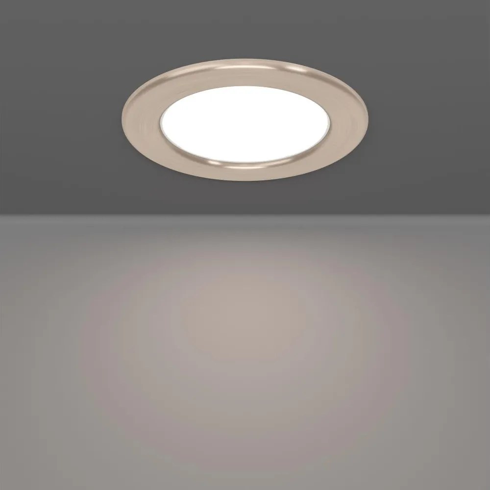 Eglo 901435-LED Sufitowa łazienkowa oprawa wpuszczana FUEVA-Z LED/5W/230V 12 cm IP44 chrom