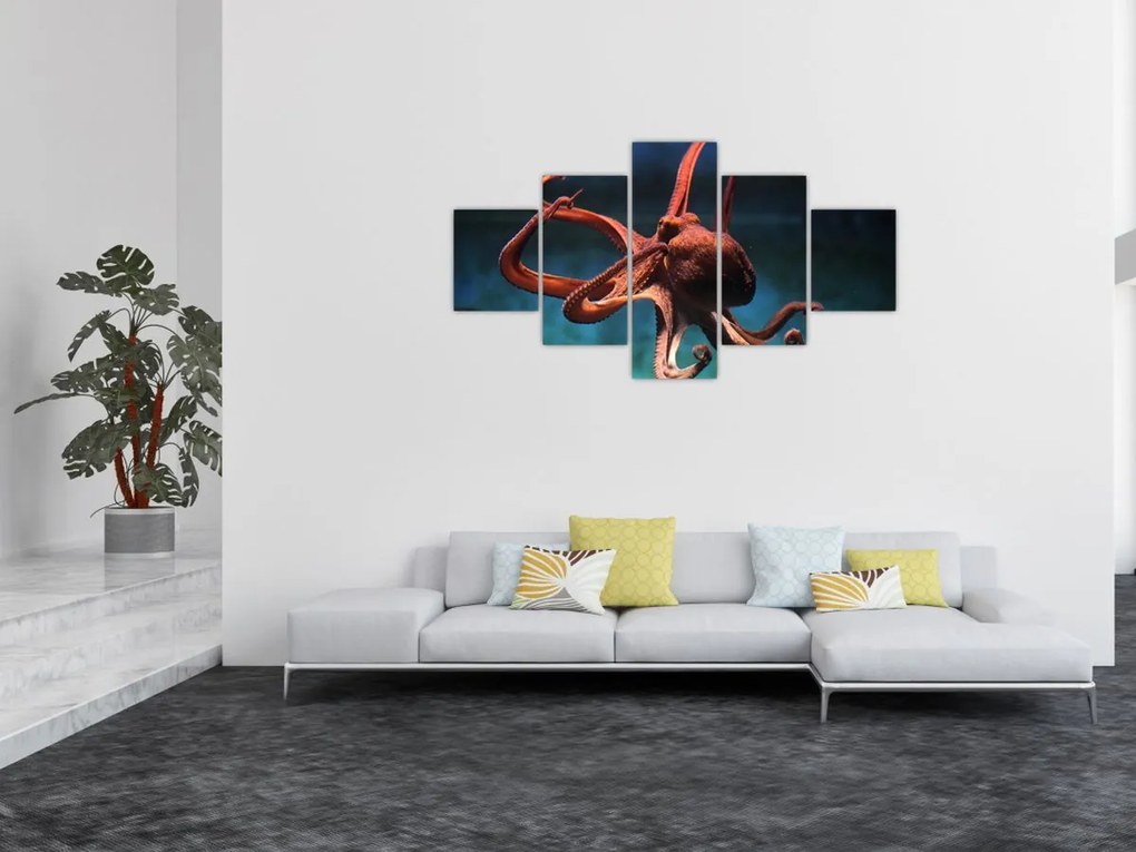 Obraz - Ośmiornica (125x70 cm)