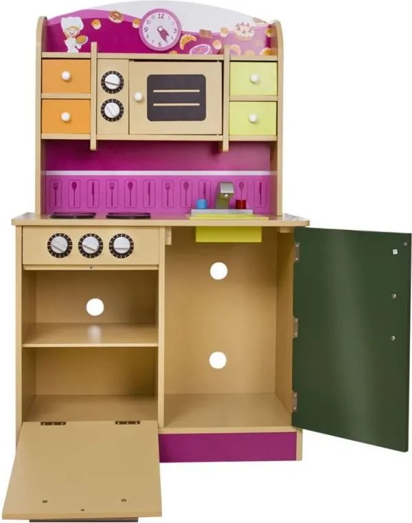 Kuchnia dziecięca, drewniana, 61 x 100 x 33 cm
