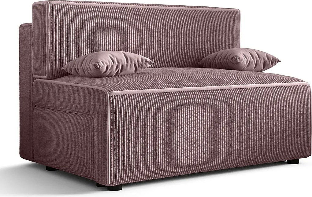Ciemnoróżowa sofa sofa z funkcją spania H0-A85
