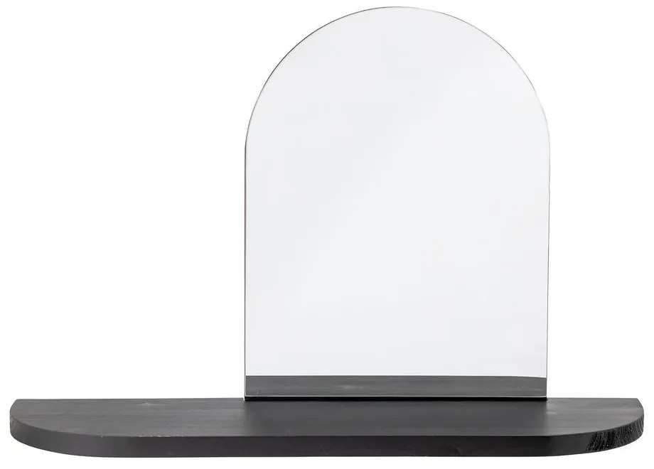Lustro z półką z drewnianą ramą ścienne 72x48 cm Annlie – Bloomingville