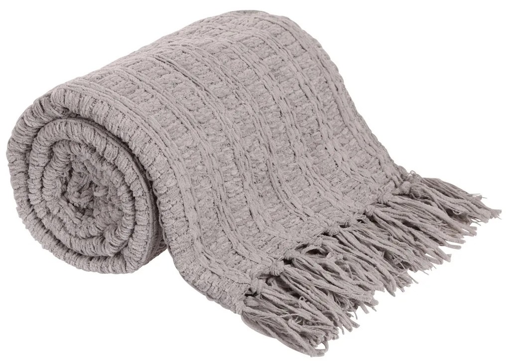 Koc Emma szary, 150 x 200 cm