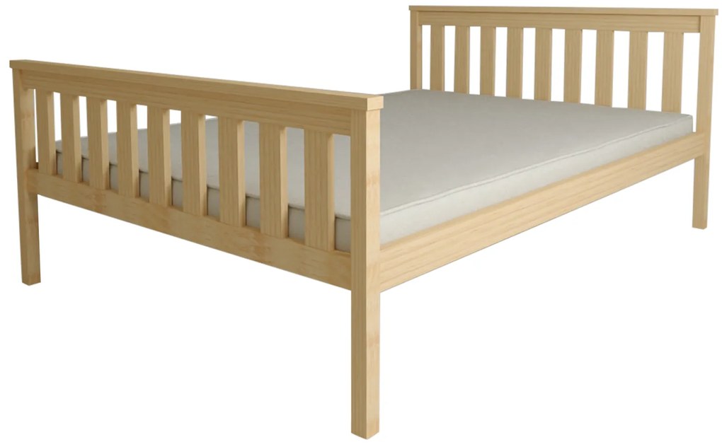 Łóżko KALEA 90 x 200 cm, sosna Stelaż: Ze stelażem listwowym rolowanym elastycznym, Materac: Materac Somnia 18 cm