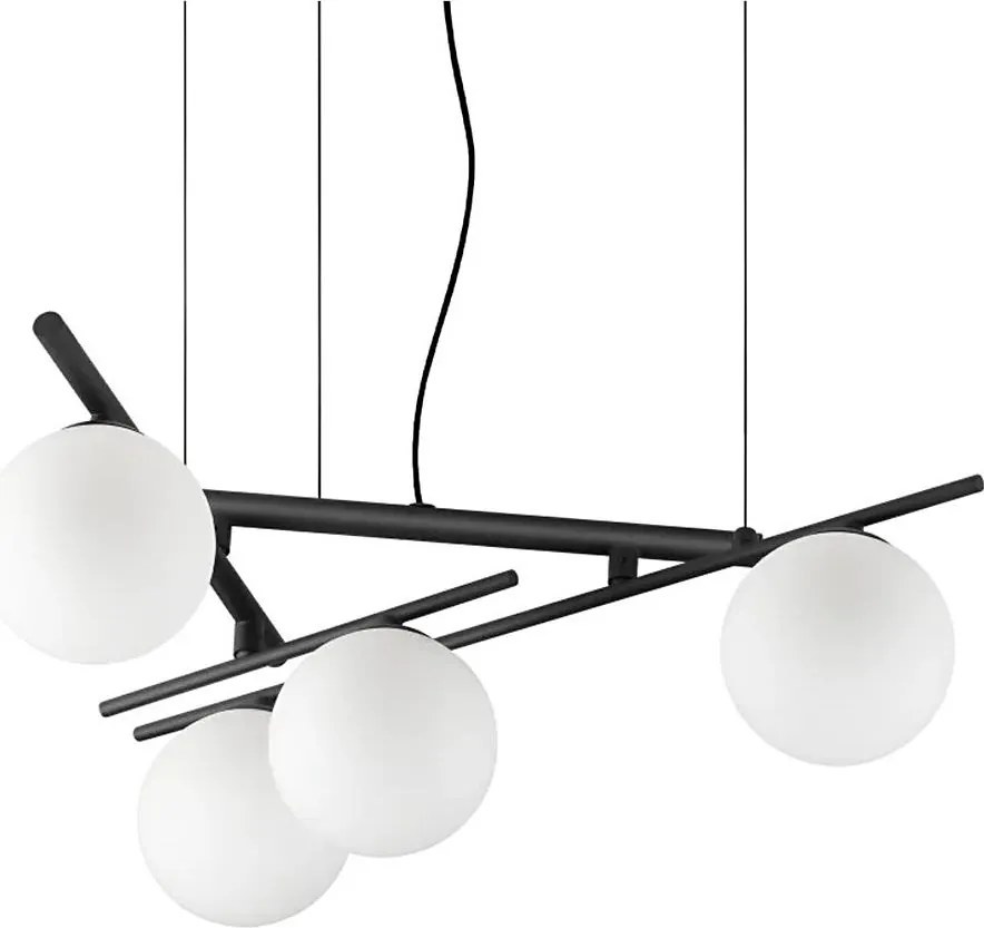 Ideal Lux - LED żyrandol na linkach ATLAS 4xG9/3W/230V czarny