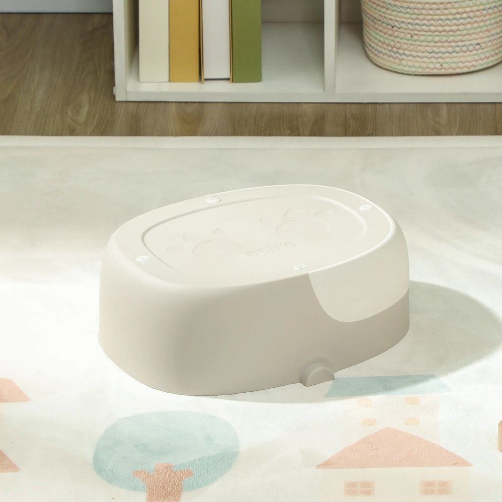 AIYAPLAY 3 w 1 Nocnik dla dzieci, zdejmowane siedzisko, poduszka z eko-skóry, do 50 kg, 6 miesięcy do 6 lat, Szary