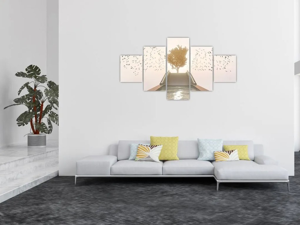Obraz - Most do nieznanego (125x70 cm)